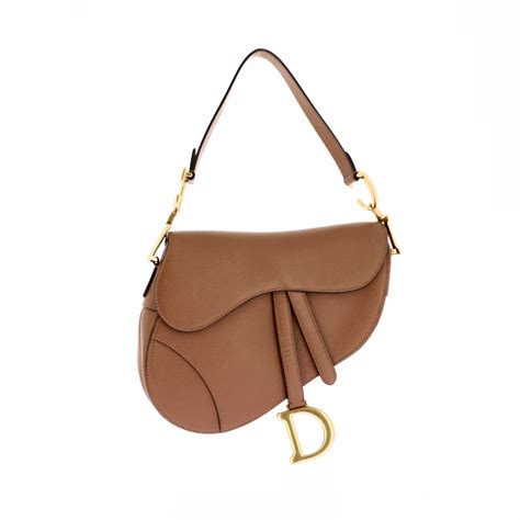 sac dior saddle cuir marron|Sac à main Dior Saddle 297408 d'occasion .